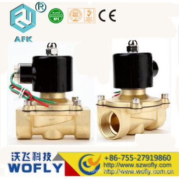 brass N/C 2 way 40mm solenoid valve water